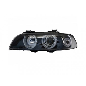 Komple Far E39 Sol (Siyah) Beyaz Sinyal 2001-03